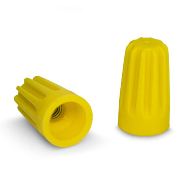 Marettes SynConnect marettes larges de 18-10 AWG 105 degrés – jaunes – 100 pièces